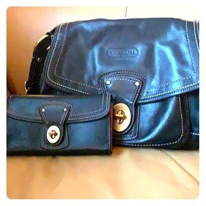 Coach purse and wallet